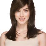 Vogue Прелестный длинный женский искусственный парик со стрижкой каскад с прямыми волосами Миниатюра Фото №6