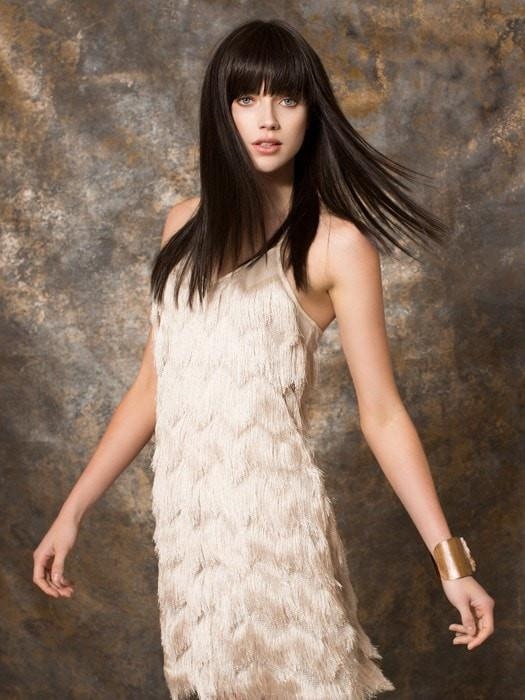 Cher Futura Эффектный длинный женский искусственный парик со стрижкой каскад с прямыми волосами - Фото №10