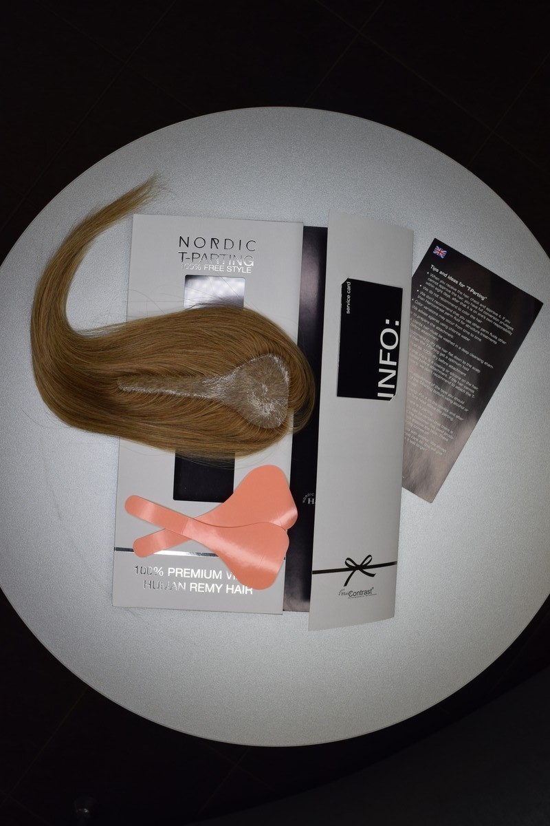 N Накладка для объема на пробор из натуральных волос для женщин - Фото №3