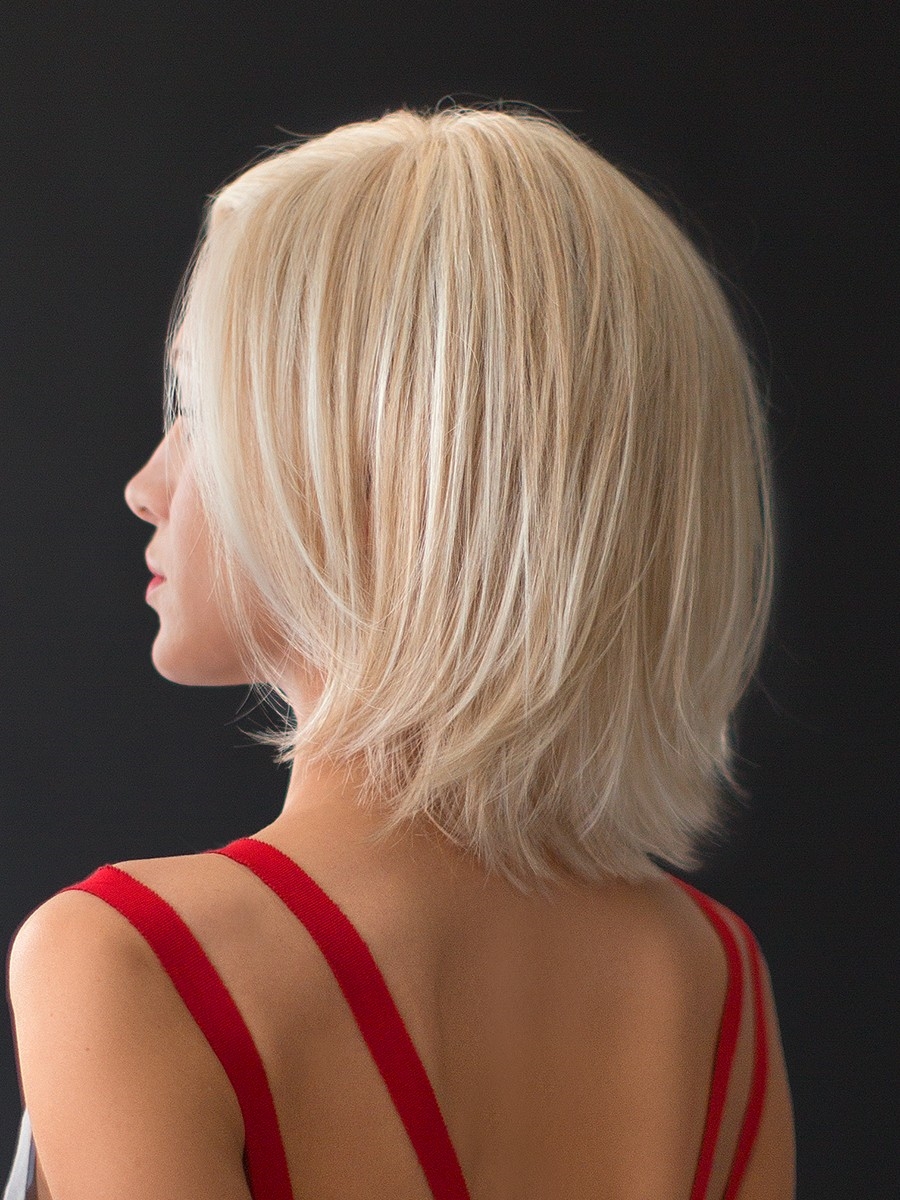 United Милый короткий женский искусственный парик с пробором и прямыми волосами - Фото №3