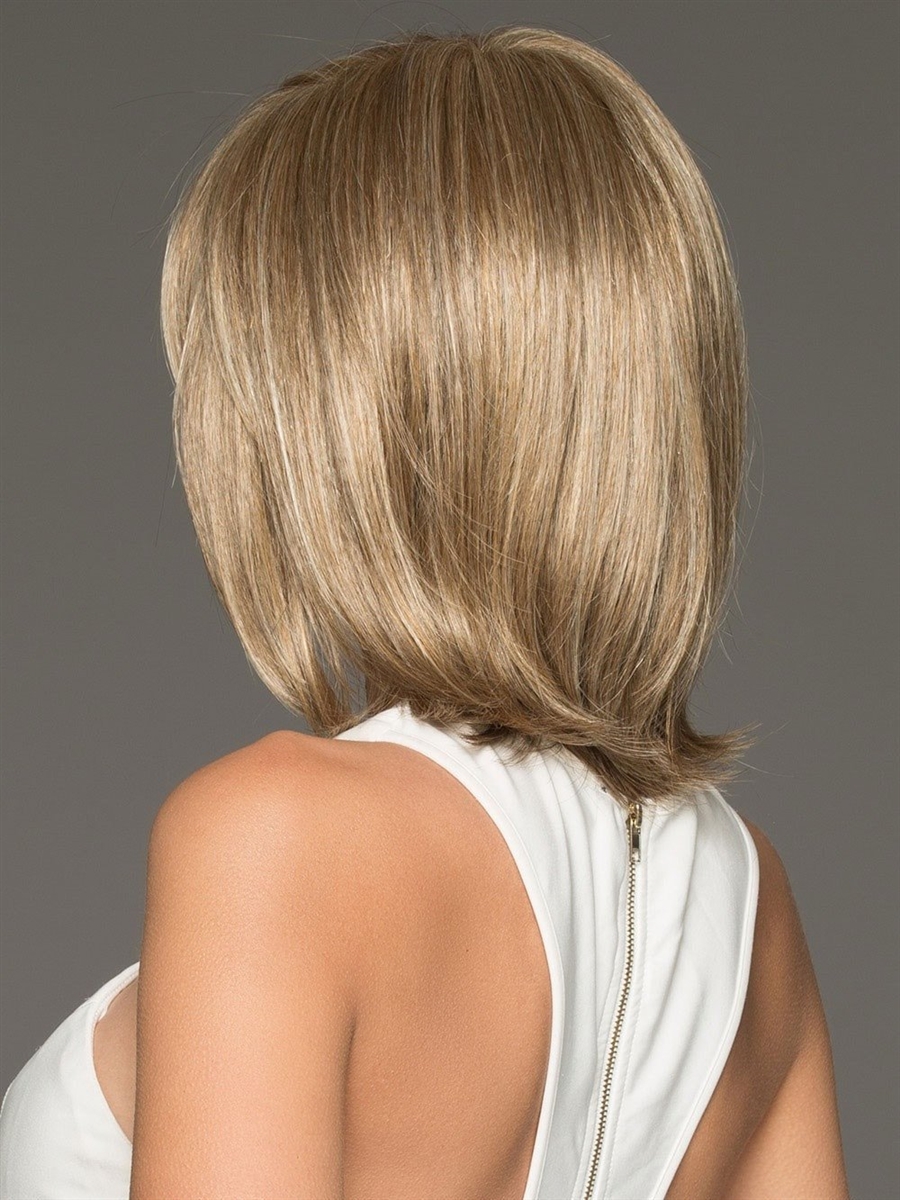 Icone Очаровательный женский искусственный парик средней длины со стрижкой каре с прямыми волосами - Фото №8