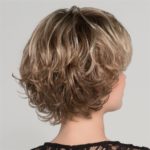 Flair mono Красивый короткий женский искусственный парик с челкой и волнистыми волосами Миниатюра Фото №4