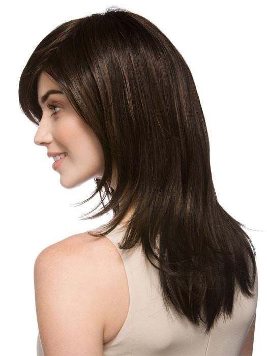 Vogue Прелестный длинный женский искусственный парик со стрижкой каскад с прямыми волосами - Фото №9