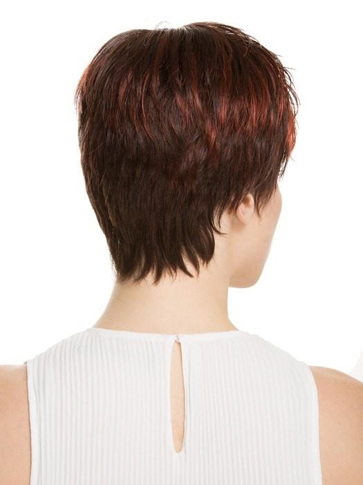 Scape Популярный короткий женский искусственный парик с рваной челкой и прямыми волосами - Фото №13
