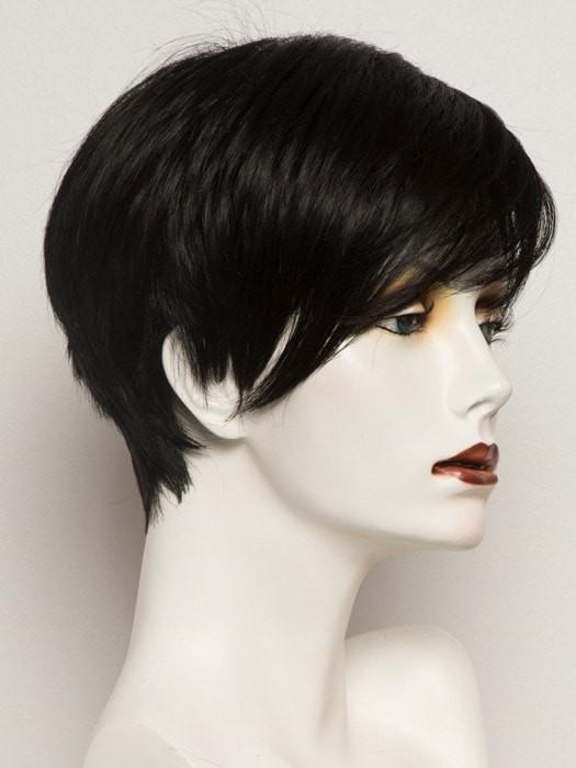 Point Ультрамодный короткий женский искусственный парик в стиле пикси с прямыми волосами - Фото №16