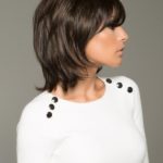 Limit Эффектный женский искуственный парик средней длины со стрижкой каскад с прямыми волосами Миниатюра Фото №8