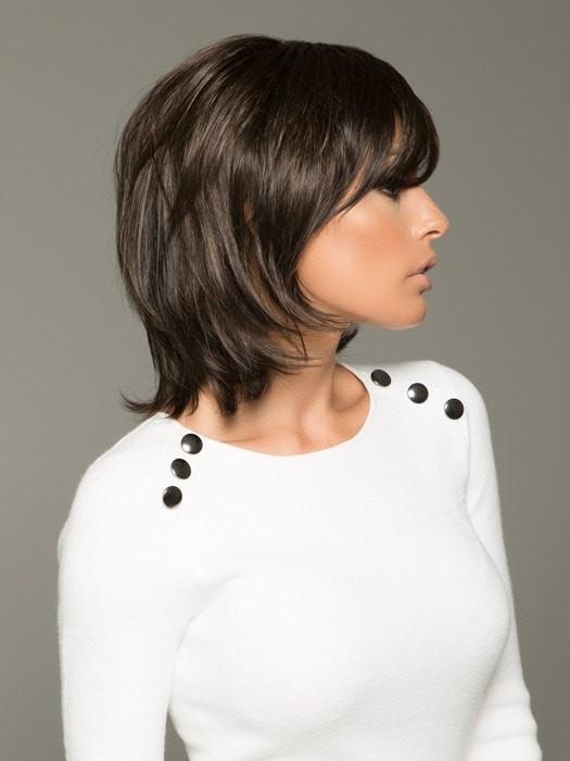 Limit Эффектный женский искуственный парик средней длины со стрижкой каскад с прямыми волосами - Фото №8