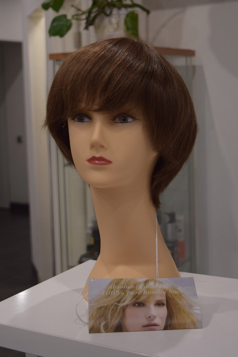 Award Модный короткий женский натуральный парик в стиле пикси с прямыми волосами - Фото №21
