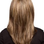 Vogue Прелестный длинный женский искусственный парик со стрижкой каскад с прямыми волосами Миниатюра Фото №5