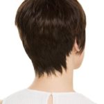 Point Ультрамодный короткий женский искусственный парик в стиле пикси с прямыми волосами Миниатюра Фото №10