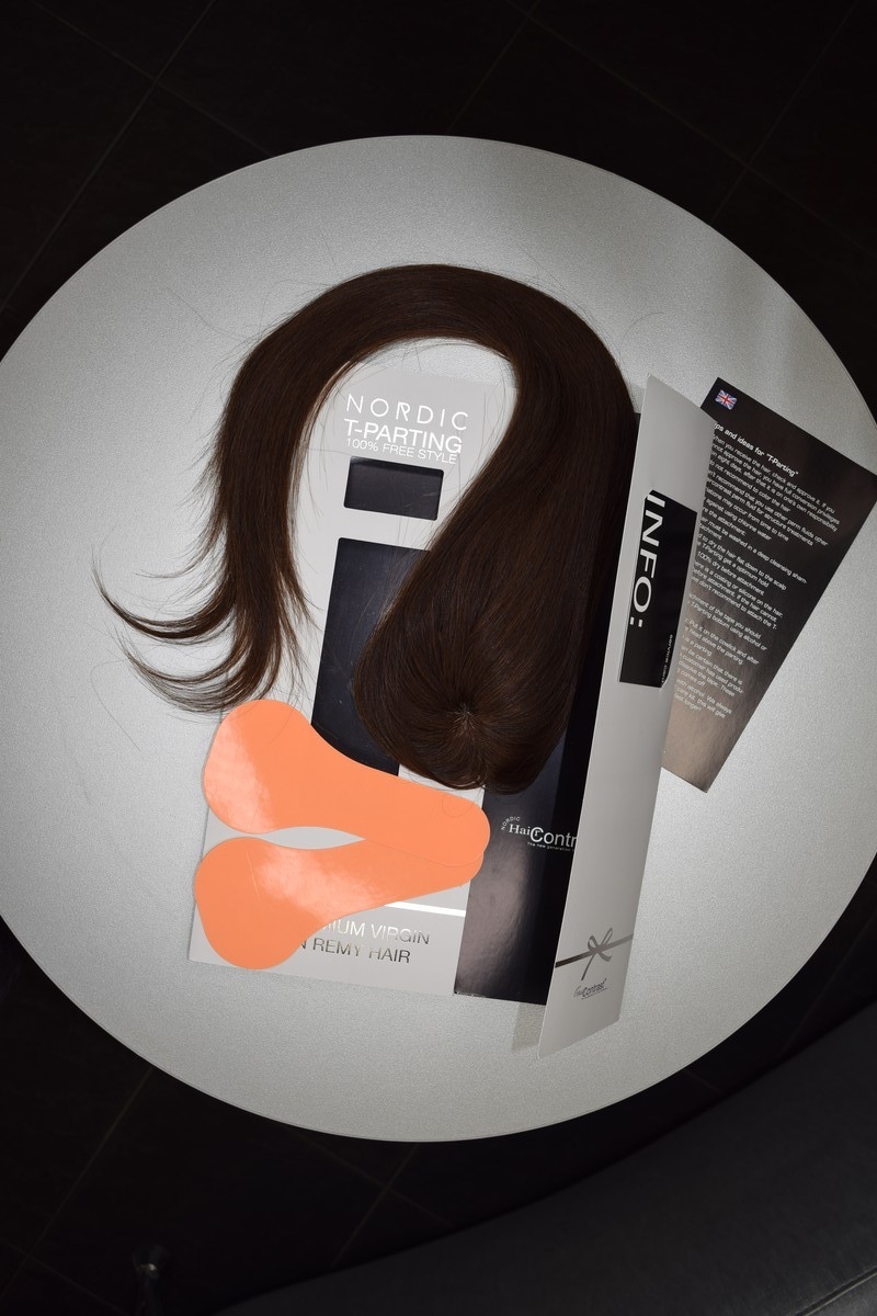 XXL Женская накладка на пробор для объема из натуральных волос - Главное фото