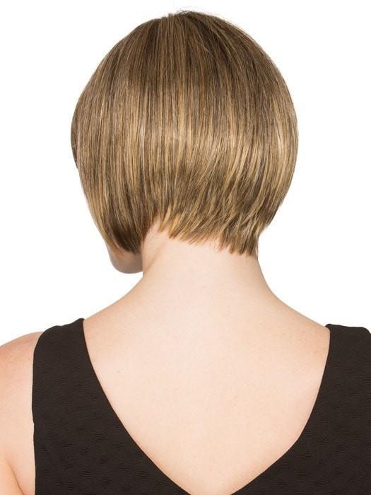 Fresh Эффектный короткий женский искусственный парик с косой челкой и прямыми волосами - Фото №11