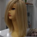 Trinity plus Элегантный женский натуральный парик средней длины с косым пробором и прямыми волосами Миниатюра Фото №18