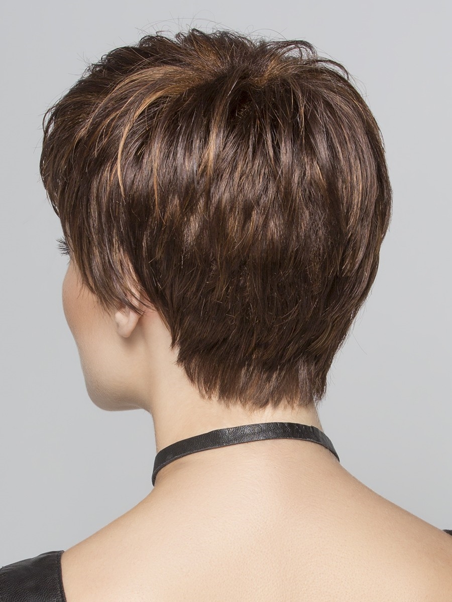 Scape Популярный короткий женский искусственный парик с рваной челкой и прямыми волосами - Фото №5