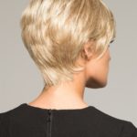 Joy Эффектный короткий женский искусственный парик со стрижкой градуированный боб с прямыми волосами Миниатюра Фото №7