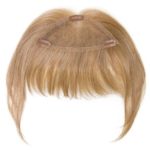 True Женская накладка из смешанных волос на теменную зону с челкой Миниатюра Фото №12