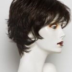Club 10 Милый короткий женский искусственный парик с градуированной челкой и волнистыми волосами Миниатюра Фото №13