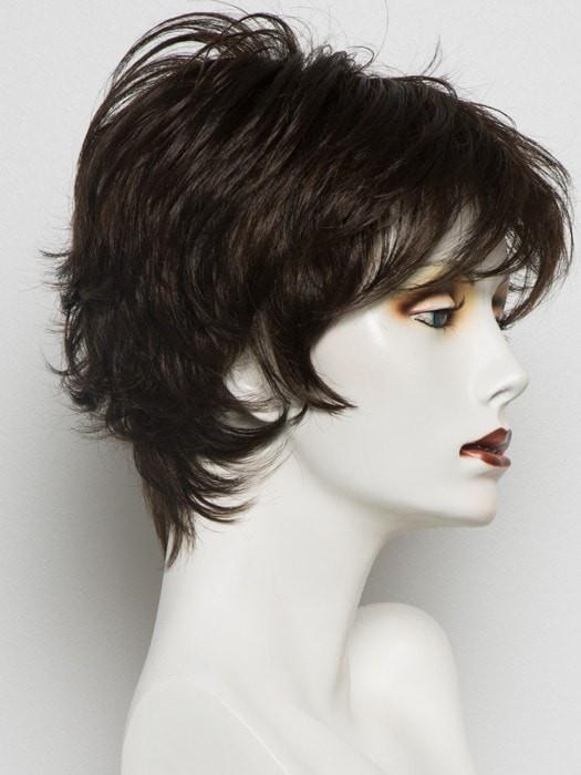 Club 10 Милый короткий женский искусственный парик с градуированной челкой и волнистыми волосами - Фото №13